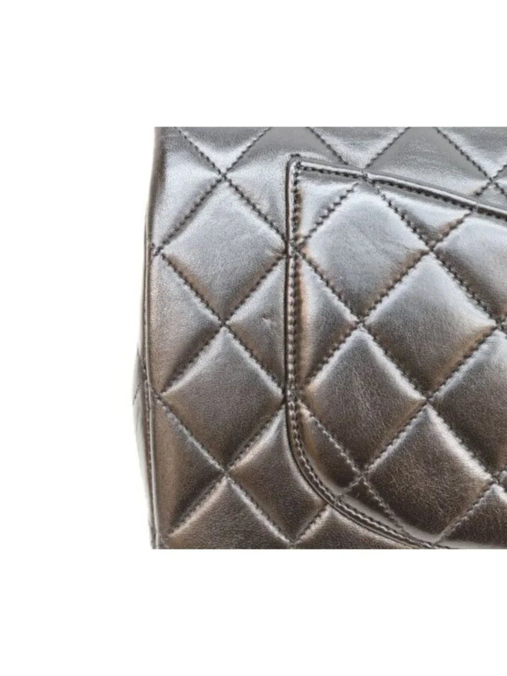 Chanel Black Lamb Double Flap Limited Edition Quilted 23 Chain